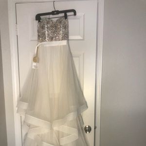 Size 0 Bejeweled Glam Dress